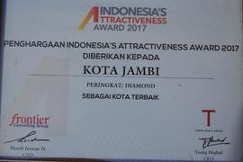 Penghargaan Indonesia's Attractiveness Award 2017 Peringkat Diamond, Sebagai Kota Terbaik