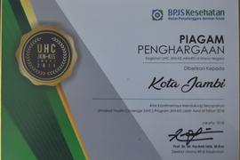 Penghargaan Kegiatan UHC JKN-KIS AWARD di Istana Negara, Atas Komitmennya Mendukung Tercapainya U...